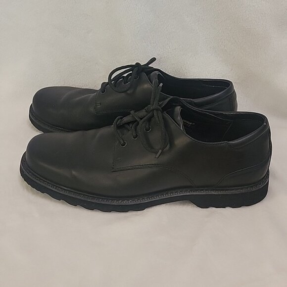 Rockport Black Lace-Up Loafers Size 12W